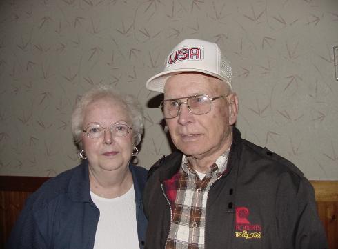 Martha Kerns & Russell Kerns at the Steer Steakhouse in Weston, WV on March 15, 2009